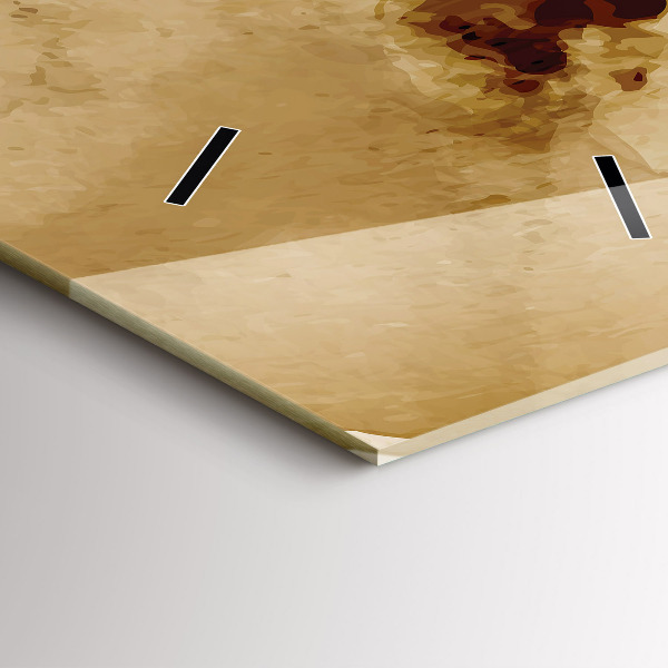 Horloge murale verticale 'Taches d''abstraction'