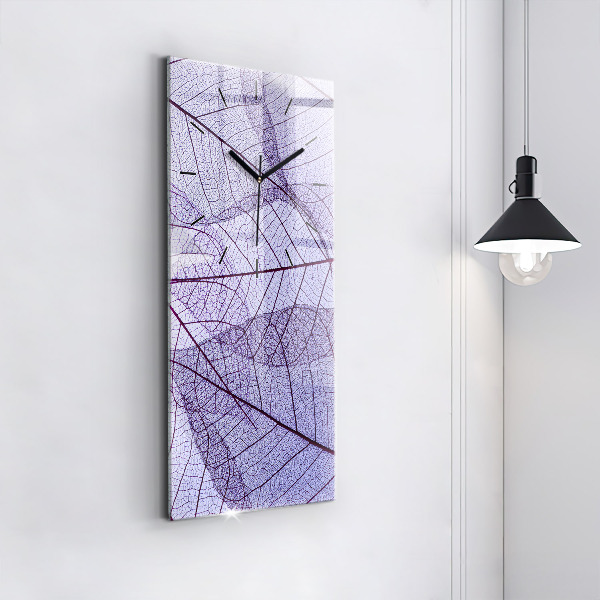Horloge murale verticale Feuilles – nature