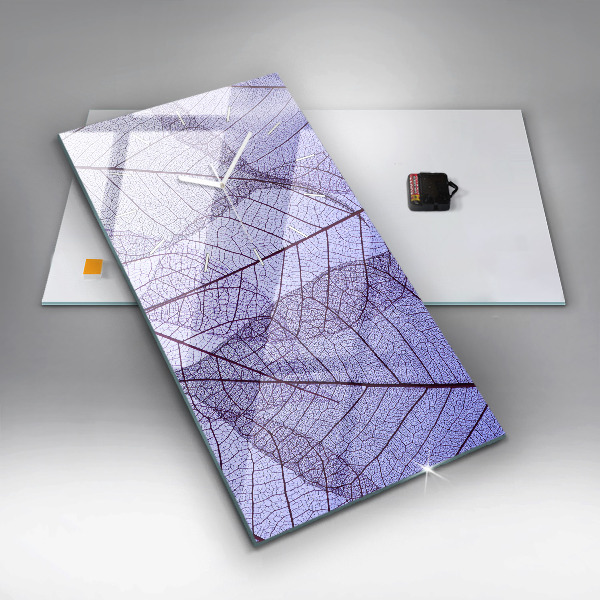 Horloge murale verticale Feuilles – nature