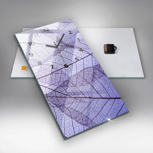 Horloge murale verticale Feuilles – nature