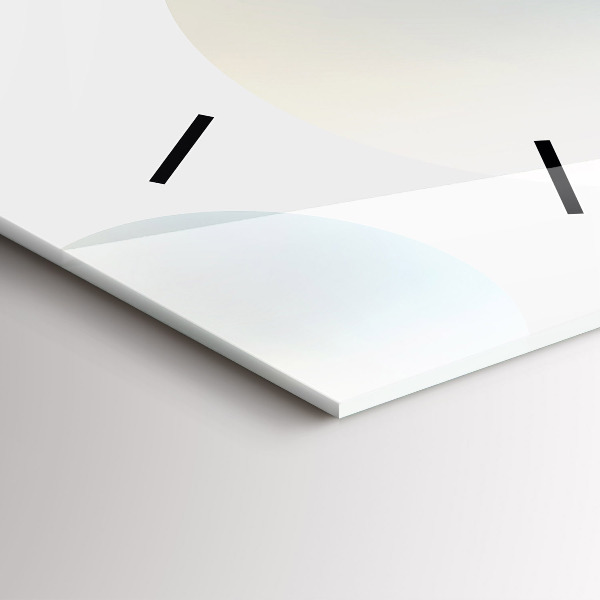 Horloge murale verticale Boules abstraites