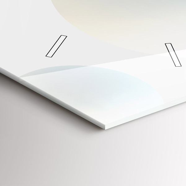 Horloge murale verticale Boules abstraites