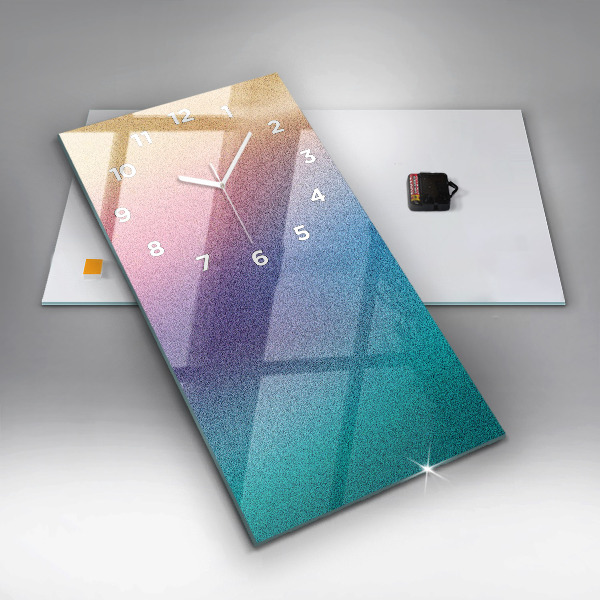 Horloge murale verticale Motif dégradé