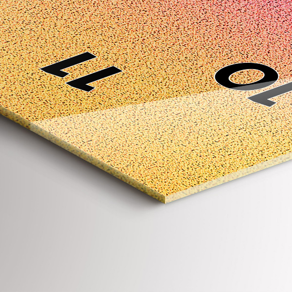 Horloge murale verticale Motif dégradé