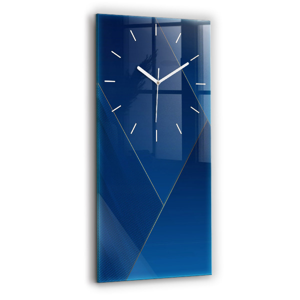Horloge murale verticale Abstraction décorative