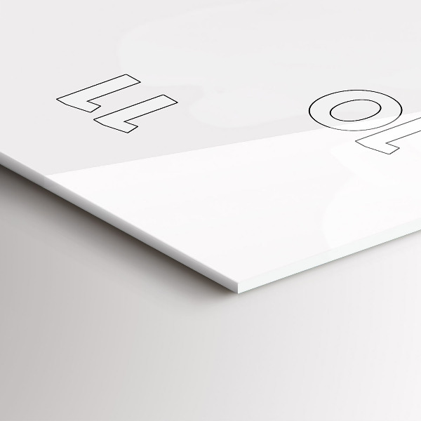 Horloge murale verticale Fleurs de pivoine