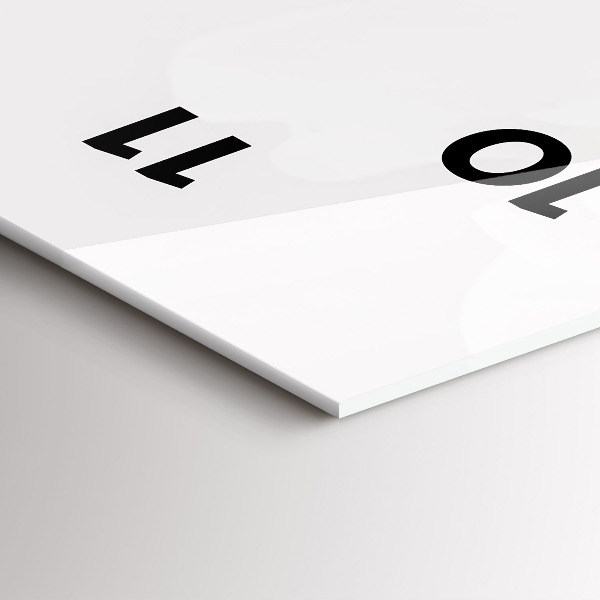 Horloge murale verticale Fleurs de pivoine