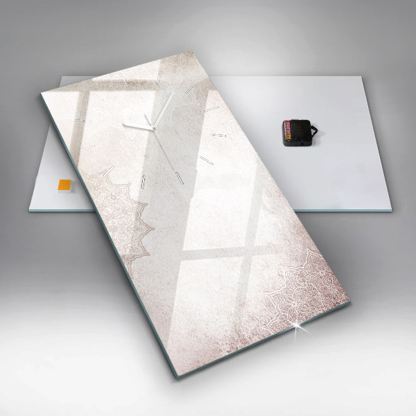 Horloge murale verticale Motif décoratif