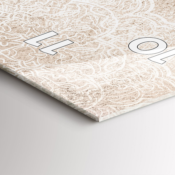 Horloge murale verticale Motif décoratif