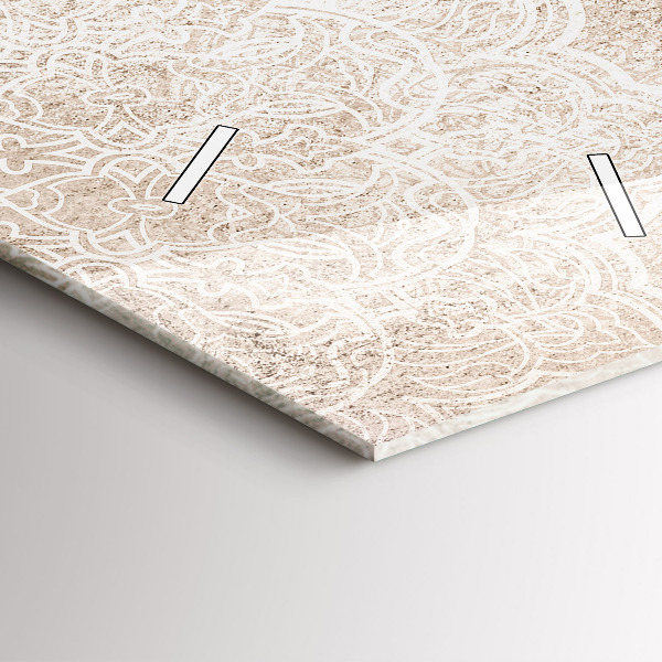 Horloge murale verticale Motif décoratif