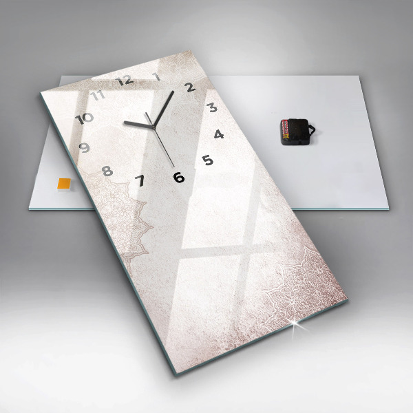 Horloge murale verticale Motif décoratif