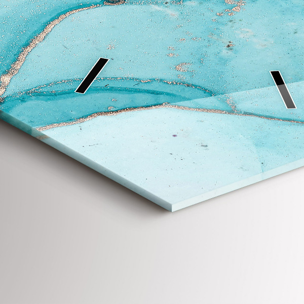 Horloge murale verticale Marbre décoratif