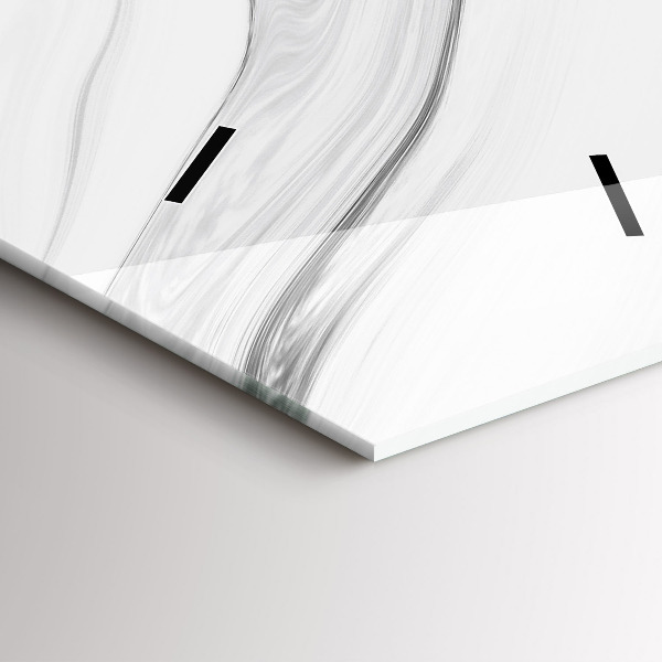 Horloge murale verticale Marbre décoratif