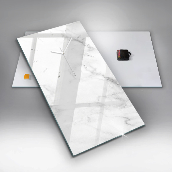 Horloge murale verticale Marbre élégant