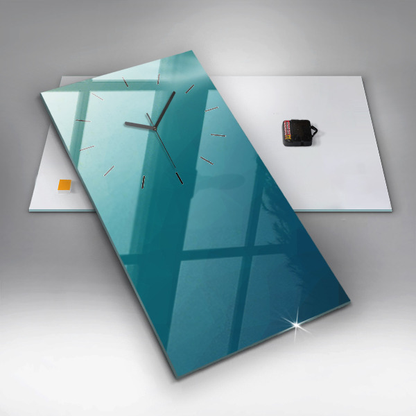 Horloge murale verticale Abstraction de la mer