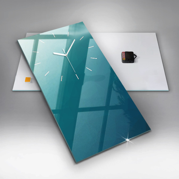 Horloge murale verticale Abstraction de la mer