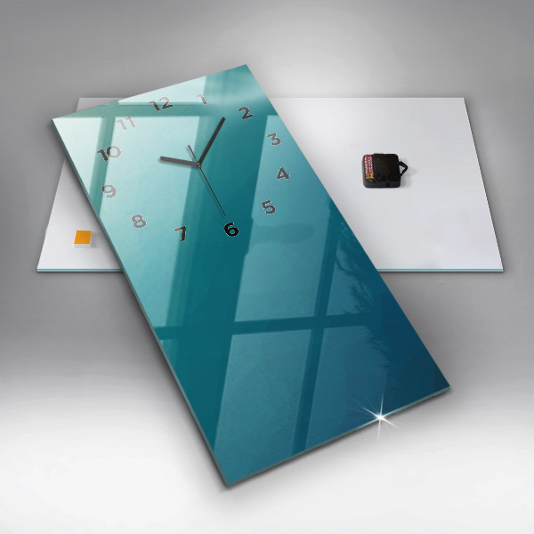 Horloge murale verticale Abstraction de la mer