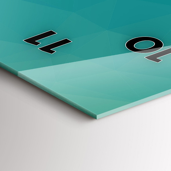 Horloge murale verticale Abstraction de la mer