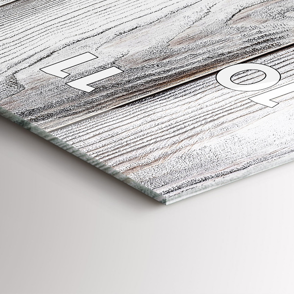 Horloge murale verticale planches peintes