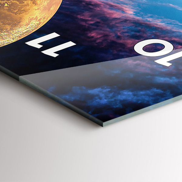 Horloge murale verticale Grande Galaxie