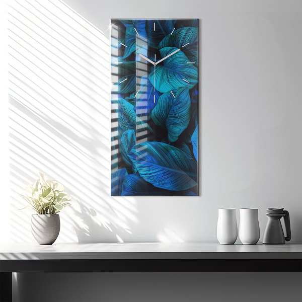 Horloge murale verticale Nature tropicale