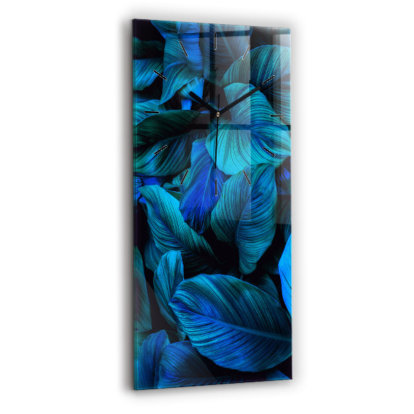 Horloge murale verticale Nature tropicale