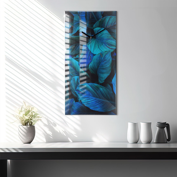 Horloge murale verticale Nature tropicale