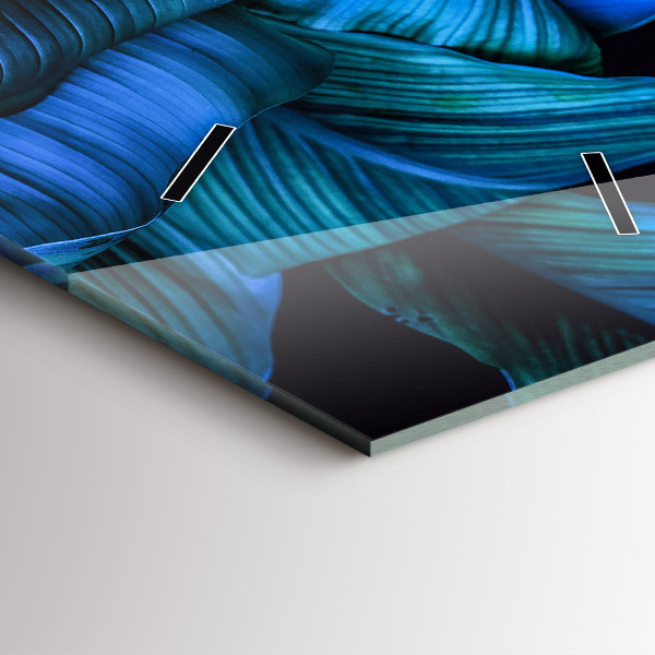 Horloge murale verticale Nature tropicale