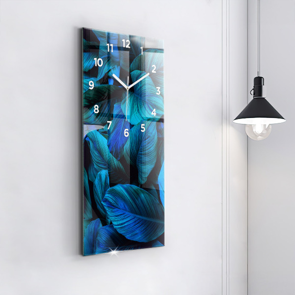 Horloge murale verticale Nature tropicale