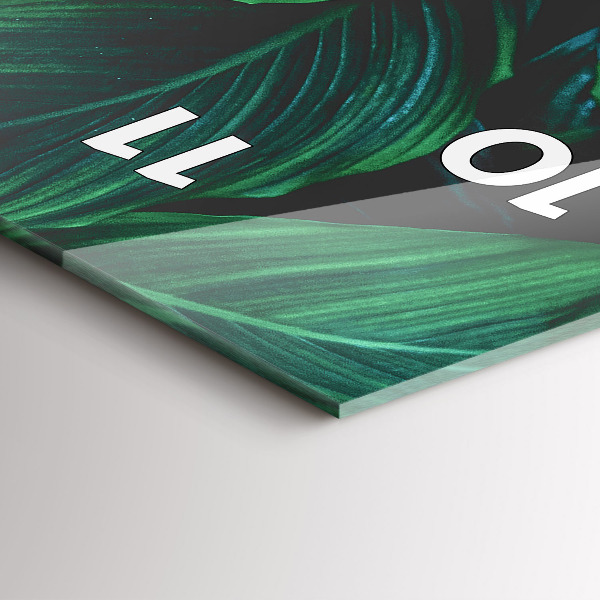 Horloge murale verticale La nature laisse