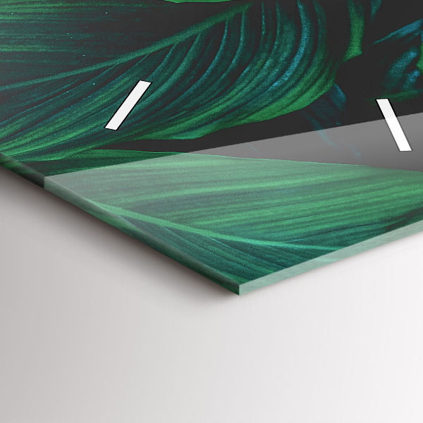 Horloge murale verticale La nature laisse