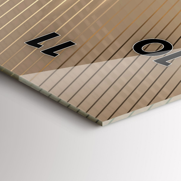 Horloge murale verticale Lumière abstraite