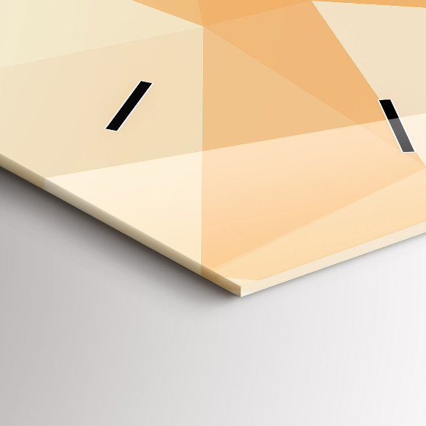 Horloge murale verticale 'Triangles d''abstraction'