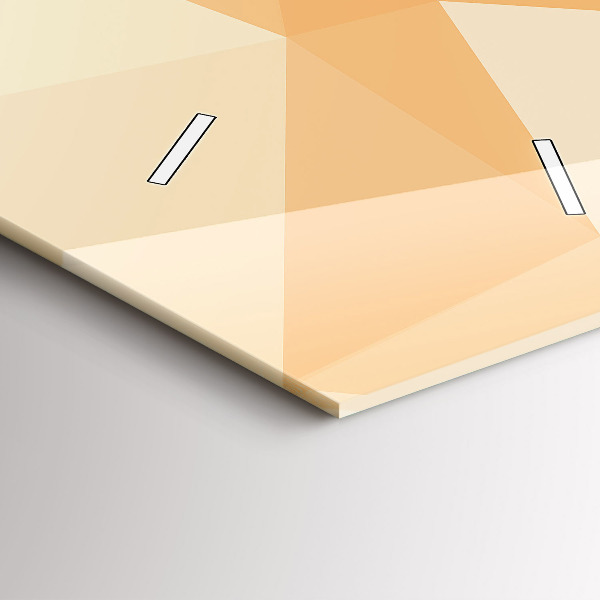 Horloge murale verticale 'Triangles d''abstraction'