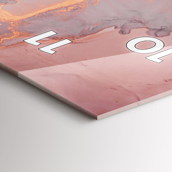 Horloge murale verticale Texture de marbre