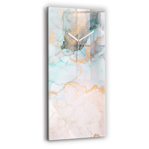 Horloge murale verticale Peinture abstraite