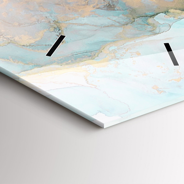 Horloge murale verticale Peinture abstraite