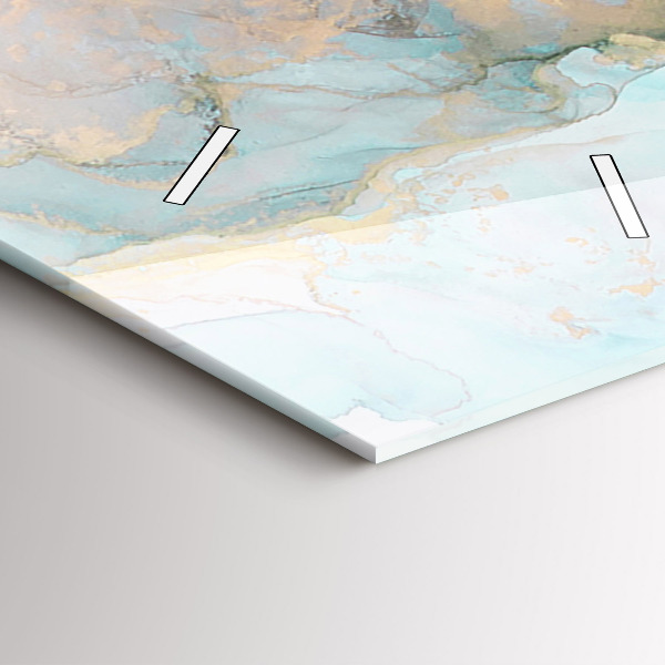 Horloge murale verticale Peinture abstraite