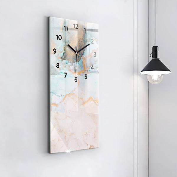 Horloge murale verticale Peinture abstraite