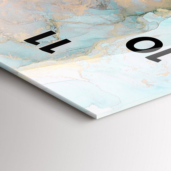 Horloge murale verticale Peinture abstraite