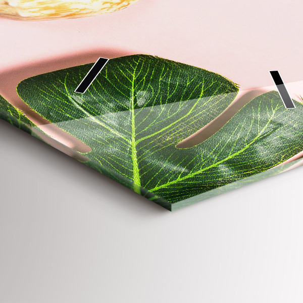 Horloge murale verticale Ambiance estivale