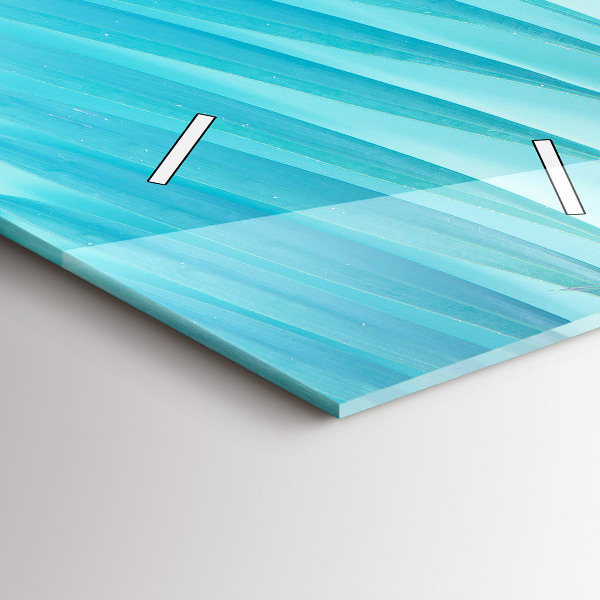 Horloge rectangulaire verticale Palmier tropical