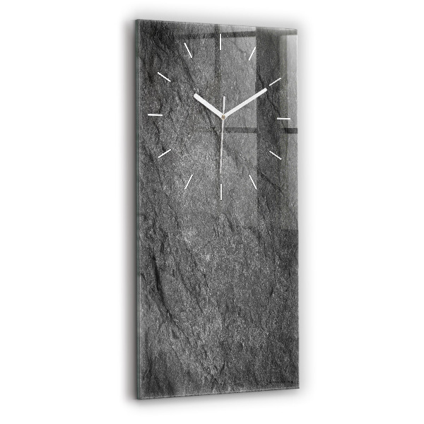 Horloge rectangulaire verticale Roche volcanique