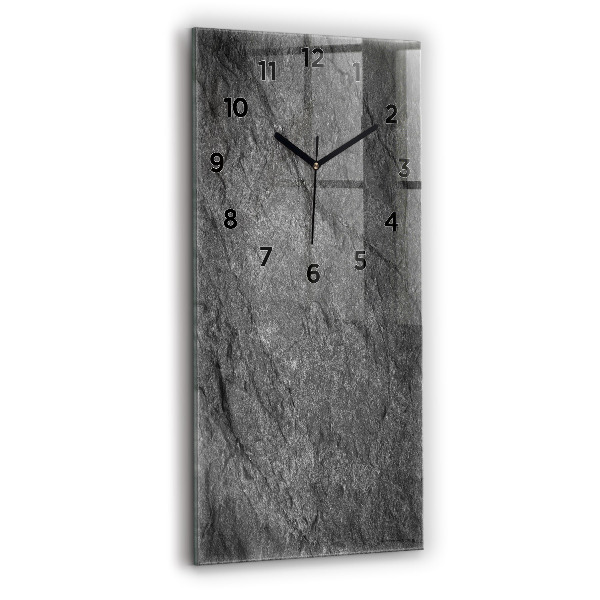 Horloge rectangulaire verticale Roche volcanique