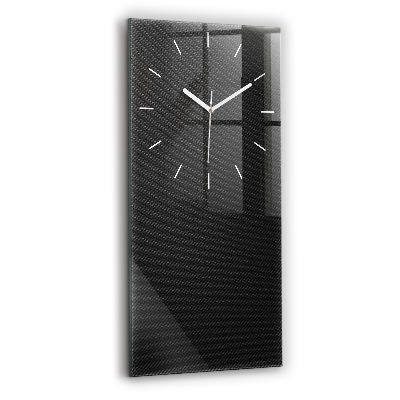 Horloge rectangulaire verticale Abstraction sombre
