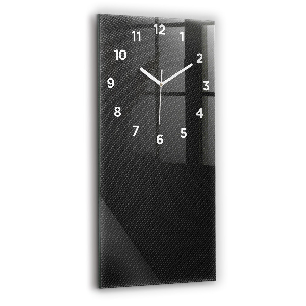 Horloge rectangulaire verticale Abstraction sombre
