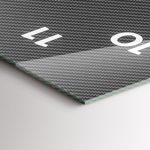 Horloge rectangulaire verticale Abstraction sombre