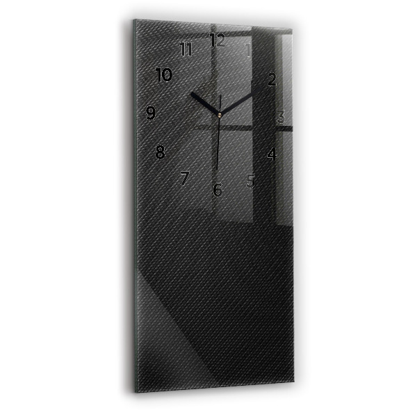 Horloge rectangulaire verticale Abstraction sombre
