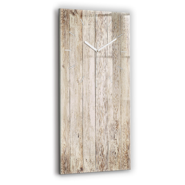 Horloge rectangulaire verticale Panneaux en bois