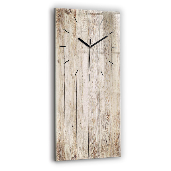 Horloge rectangulaire verticale Panneaux en bois